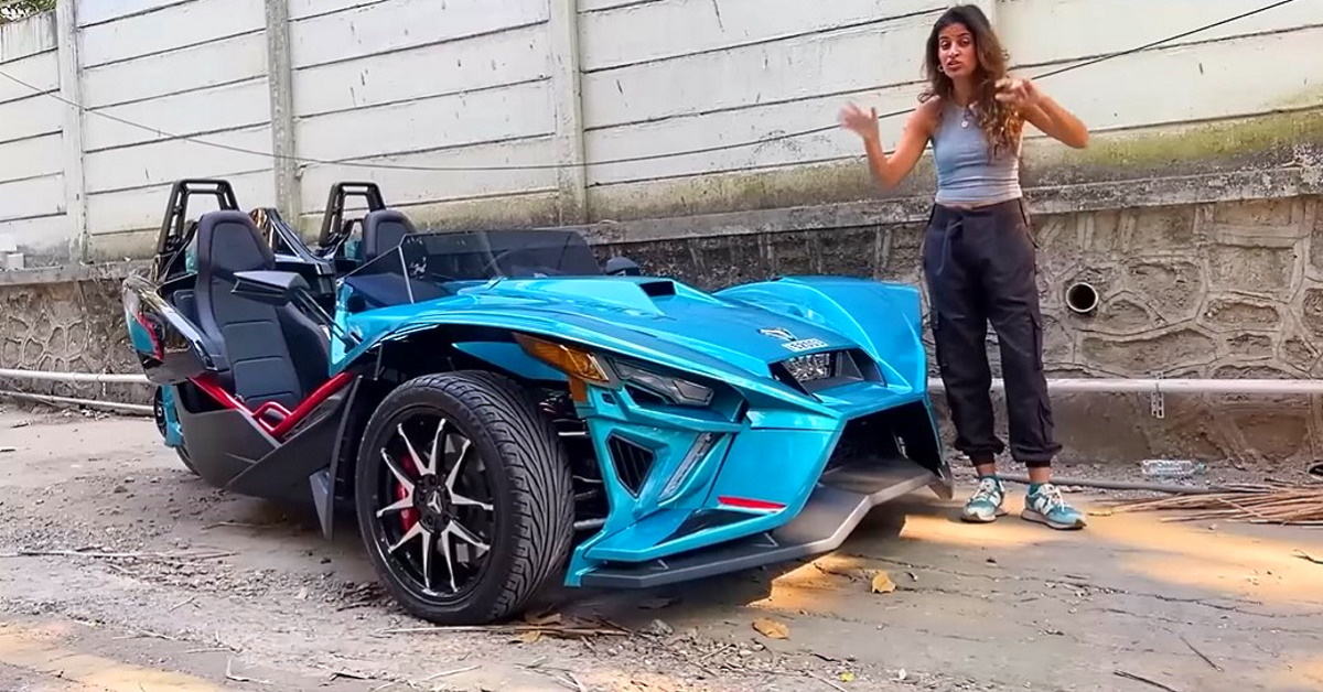 This Polaris Sling motorcycle that looks like a supercar costs Rs 1.5 crore