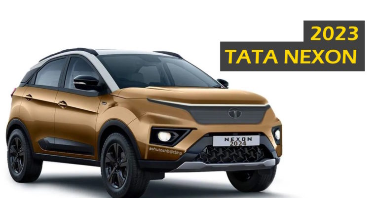 2023 Tata Nexon Facelift rendered