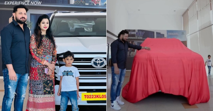 John Alukkas taking delivery of his Toyota Land Cruiser LC300