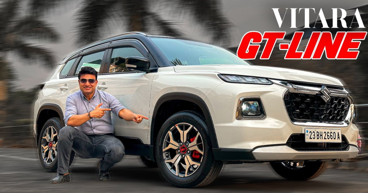 Maruti Suzuki Grand Vitara modified with Kia Seltos mid-size SUV’s GT line alloy wheels looks sporty [Video]