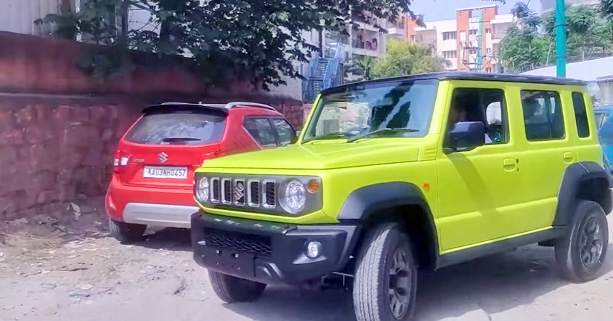 SUV Maruti Suzuki Jimny 4×4 siap produksi telah terlihat di jalan menjelang peluncuran resmi [Video]