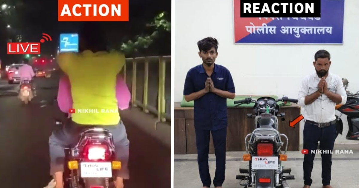 Goons on motorcycle harass Pune couple and kid in car: Arrested after complaint received on Twitter [Video]