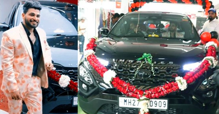 shiv Thakar tata harrier dark