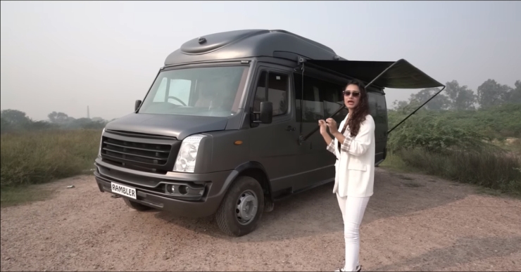 convert tempo traveller to caravan