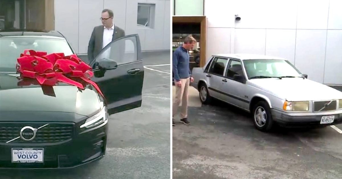 Volvo gifts a new car to owner who completed 10 lakh miles in his 1991 sedan