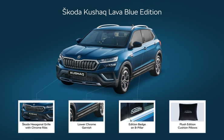 Skoda Slavia Anniversary Edition och Kushaq Lava Blue Edition lanserades