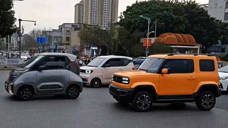 Kinesisk copycat av Jimny spionerade före lanseringen, men det här är en EV!