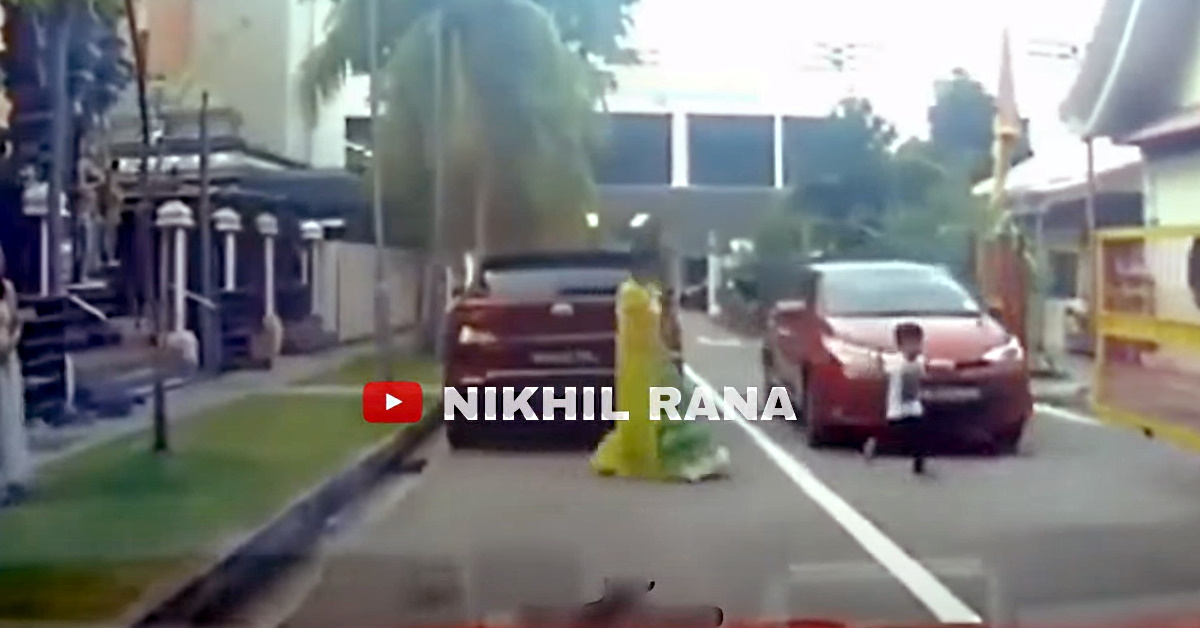 car runs over child dash cam video screenshot