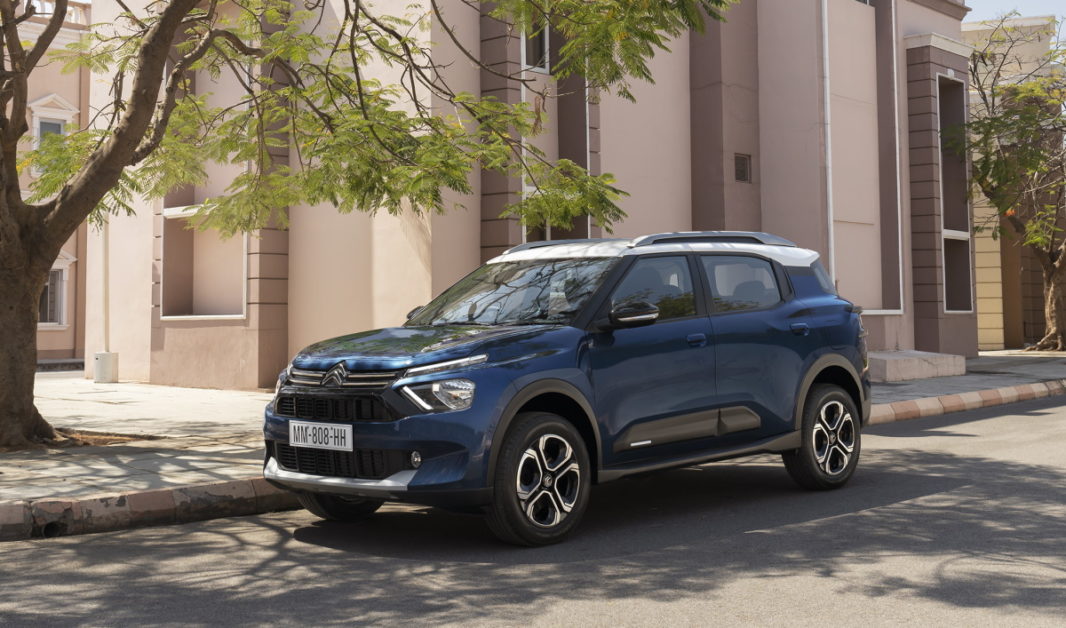 Citroen C3 aircross left front 3 quarter view