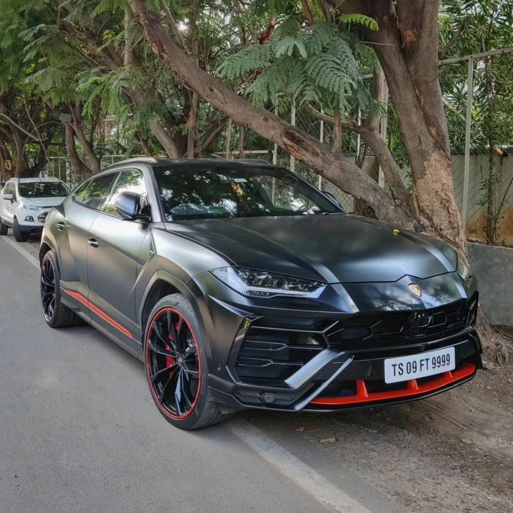 Actor Junior NTR’s Lamborghini Urus Graphite Capsule SUV spotted in Hyderabad