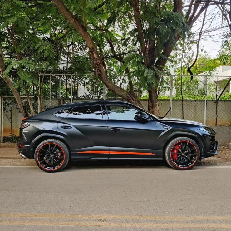 Actor Junior NTR’s Lamborghini Urus Graphite Capsule SUV spotted in Hyderabad
