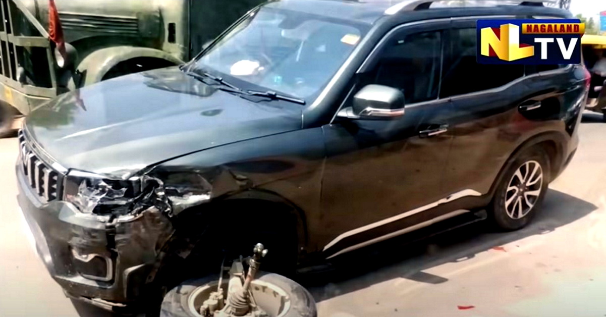 5 month-old Mahindra Scorpio-N wheel comes off while driving: Caused crash with XUV700, says owner [Video]