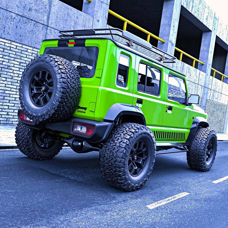 Maruti Suzuki Jimny 5-door Overlander edition looks ready to conquer terrains
