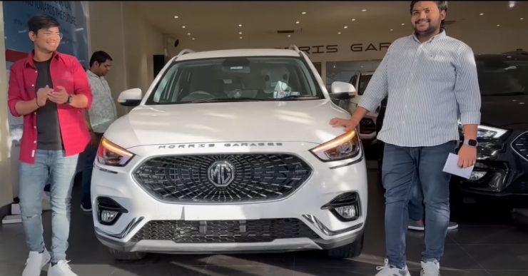 YouTuber surprises his father with a brand new MG Astor SUV
