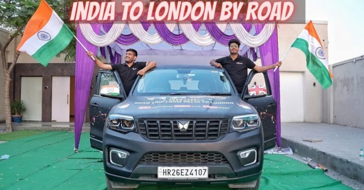 YouTuber wraps Mahindra Scorpio N for India to London road trip 