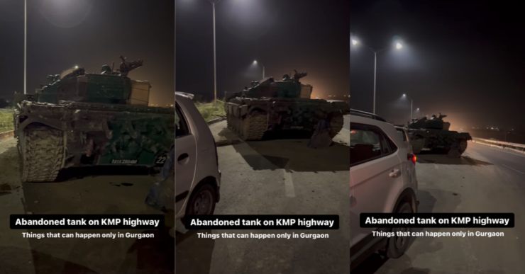 Indian Army tank abandoned on KMP Expressway? We explain what happened [Video]