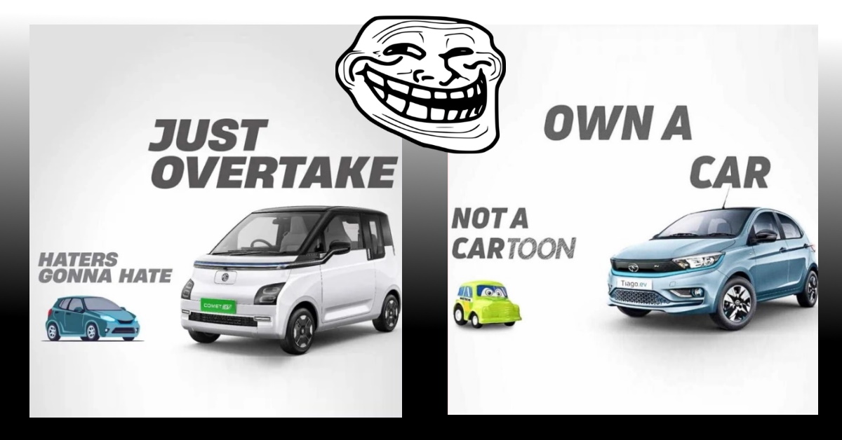 Tata Tiago EV vs MG Comet troll wars