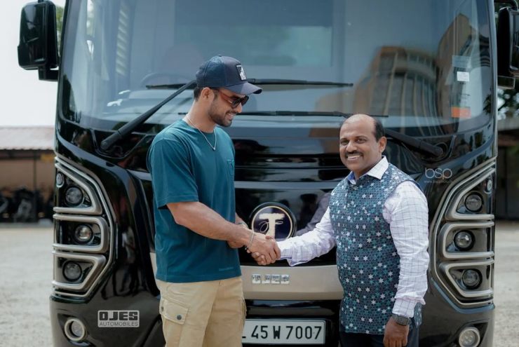 Malayalam actor Tovino Thomas adds a custom built luxury caravan to his collection [Video]