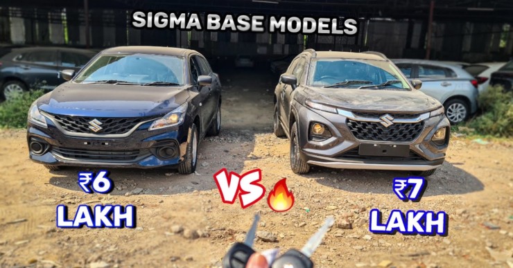 Maruti Suzuki Baleno Sigma vs Fronx Sigma – Which one is the better buy? [Video]