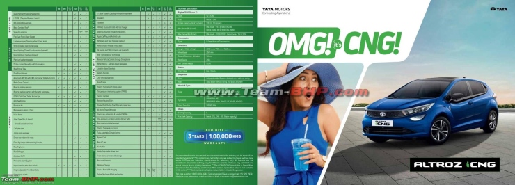 Tata Altroz CNG: Leaked brochure reveals all details about upcoming hatchback