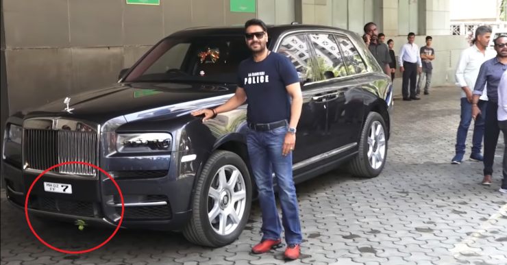 Bollywood actor Ajay Devgn’s Rolls Royce Cullinan & Maybach GLS600 seen with the traditional ‘Nimbu-Mirchi’ [Video]