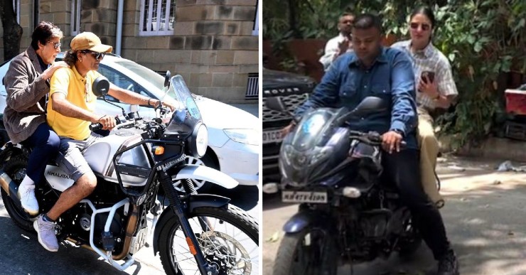 Amitabh Bachchan, Anushka Sharma to face police action for helmetless bike riding