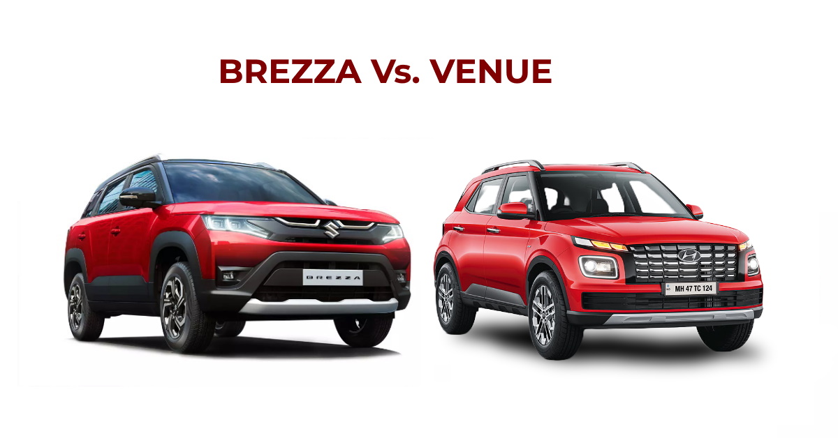 maruti brezza vs Hyundai Venue comparison for feature-rich car fans