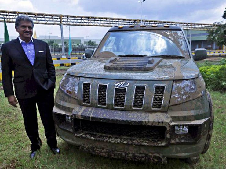 Industrialist Anand Mahindra’s collection of Mahindra SUVs