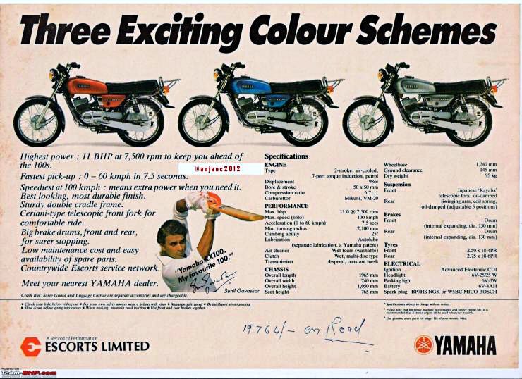 90s’ popular two-wheeler ads: Yamaha RX100 to Hero Honda CBZ