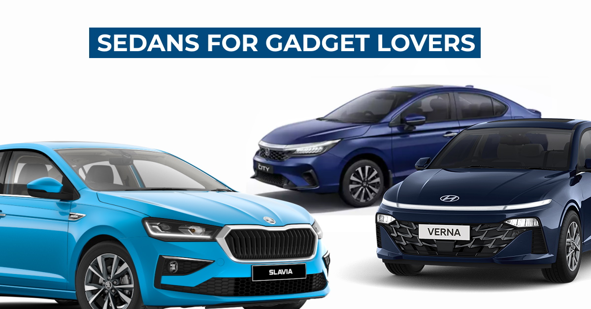 top mid size sedans for gadget lovers honda city hyundai verna and skoda slavia compared top mid size sedans for gadget lovers honda city hyundai verna and skoda slavia compared