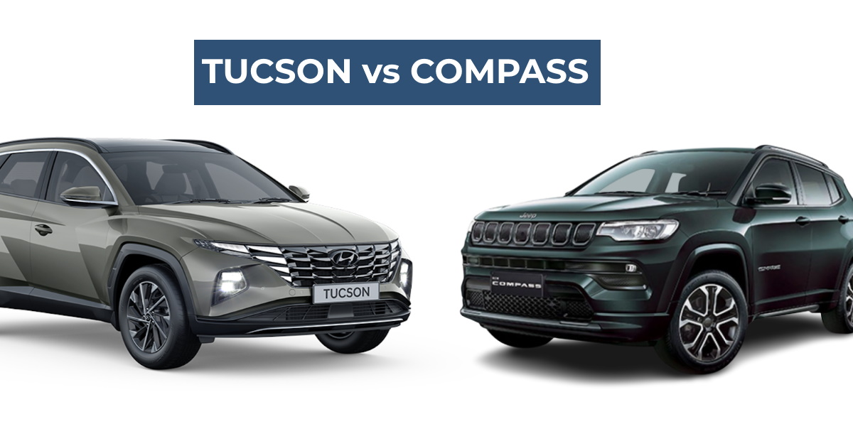 Hyundai Tucson vs Jeep Compass offroading ability comparison