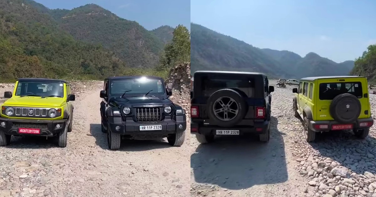 mahindra thar vs jimny