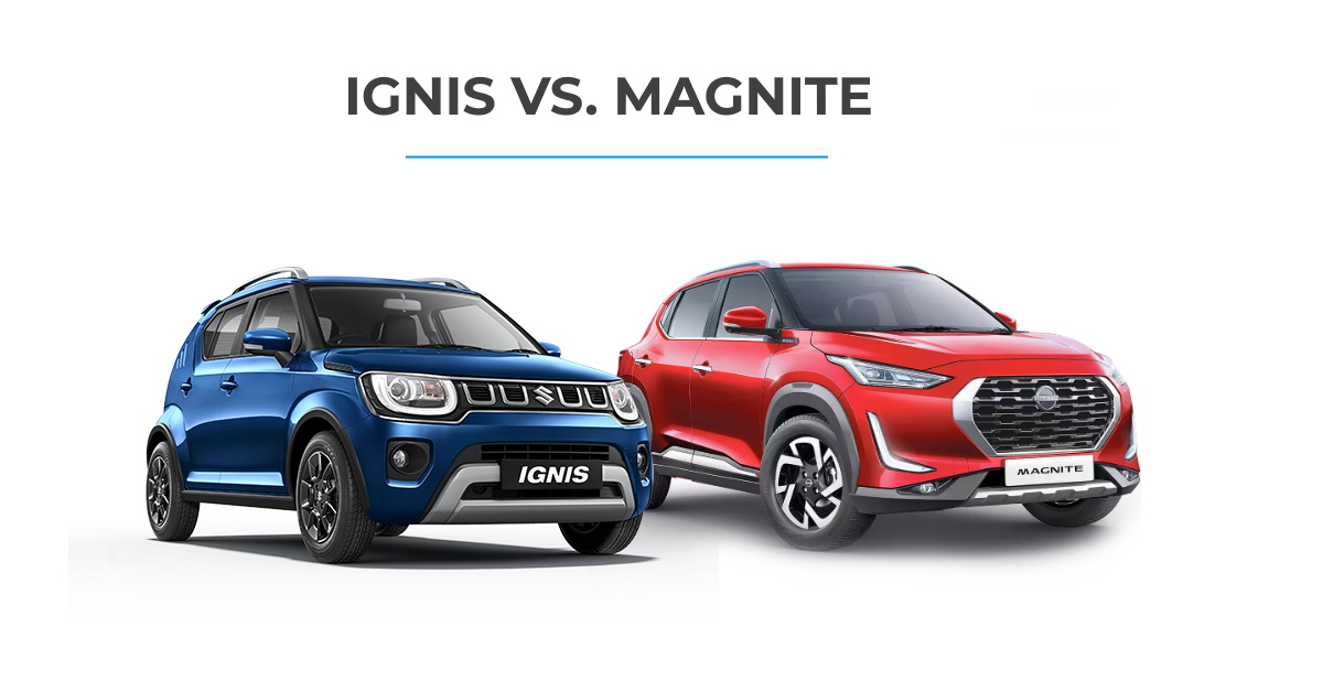 First time car buyers Nissan Magnite or Maruti ignis