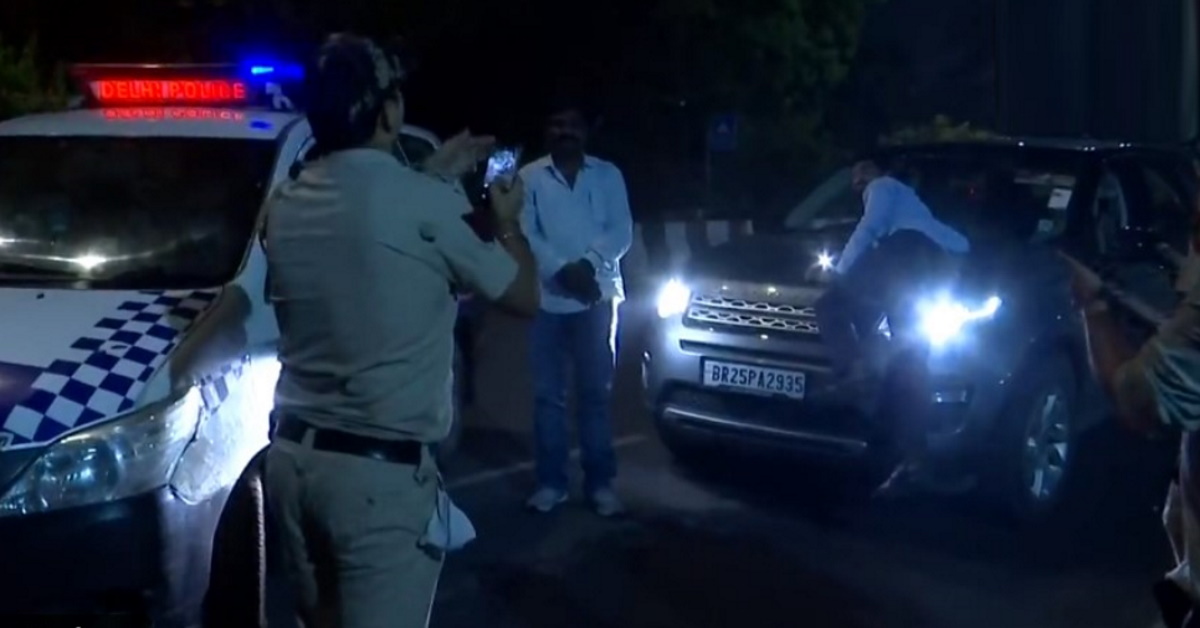range rover driver delhi road rage 1