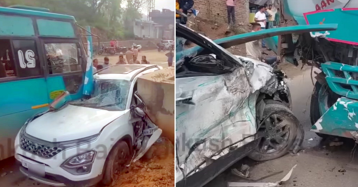 tata safari dicor accident