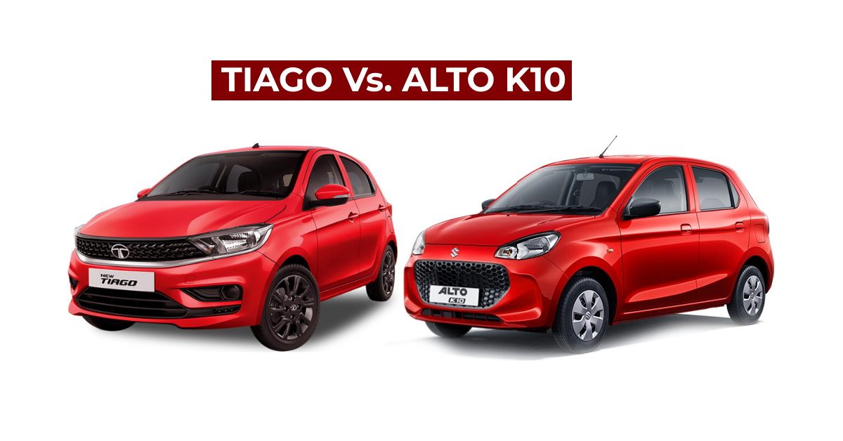 Tata Tiago vs Maruti Alto K10 comparison