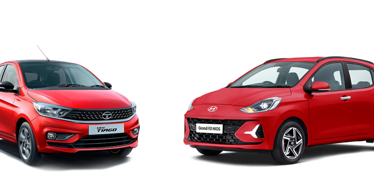 hyundai grand i10 nios vs tata tiago a comparison of automatic variants under rs 8 lakh for senior citizen car buyers hyundai grand i10 nios vs tata tiago a comparison of automatic variants under rs 8 lakh for senior citizen car buyers