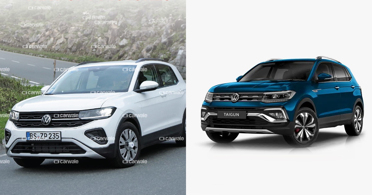 2025 Volkswagen India Taigun compact SUV spotted testing Here
