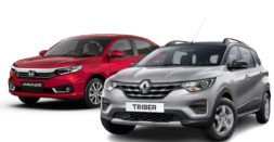 Renault Triber vs Honda Amaze: Comparing Variants Under Rs 8 Lakh for Family-focused Buyers