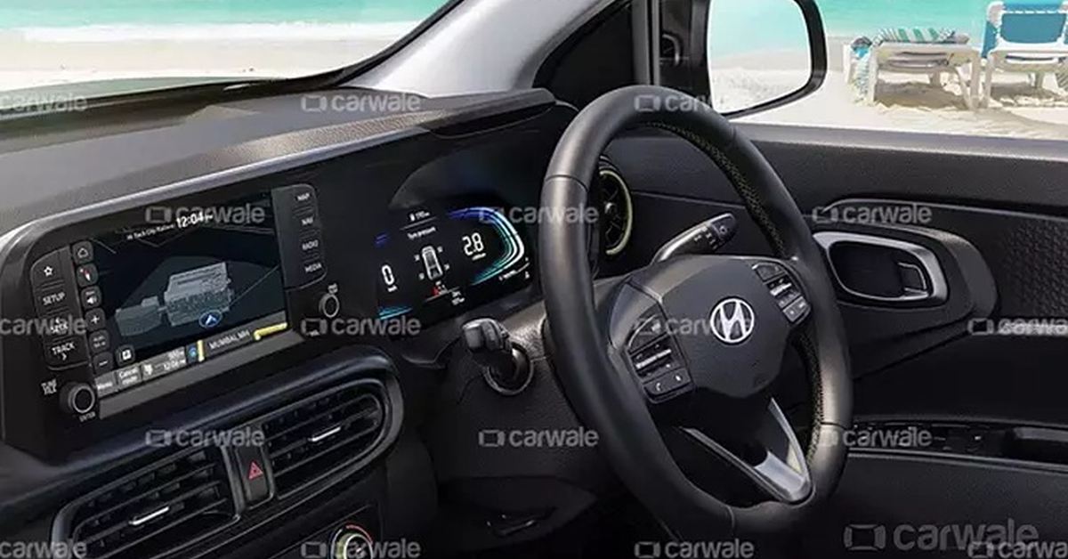 Hyundai Exter interior spy pic featured