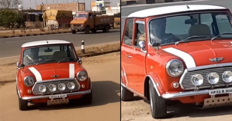 MS Dhoni spotted driving his Classic Mini Cooper in hometown Ranchi [Video]