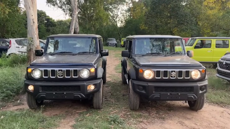 Maruti Suzuki Jimny alpha vs zeta front