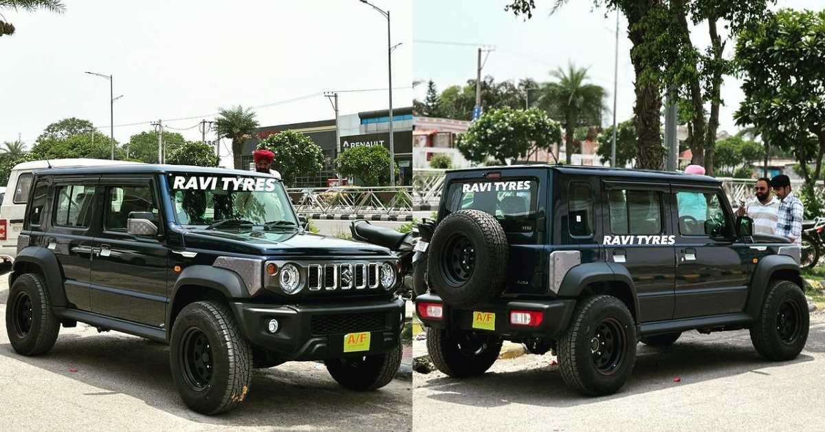 Maruti Suzuki Jimny with off-road tyres and wheels featured