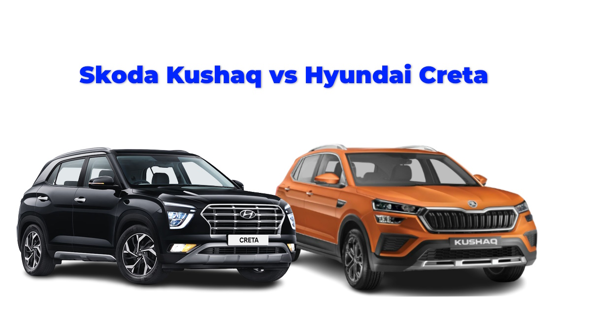 Skoda Kushaq vs Hyundai Creta comparison featured image