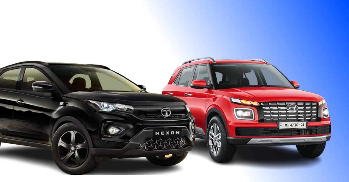 Tata Nexon vs Hyundai Venue comparison featured image Tata Nexon vs Hyundai Venue comparison featured image