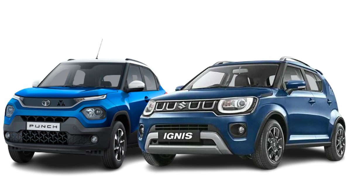 Tata Punch vs Maruti Suzuki Ignis comparison featured image