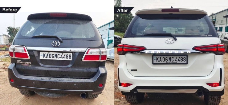 Old Toyota Fortuner converted into Legender: Total transformation!