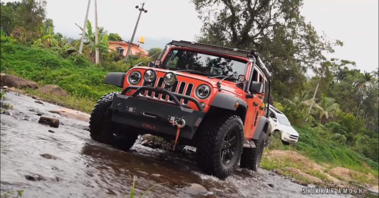 Actor Darshan goes camping in his Jeep Wrangler [Video]