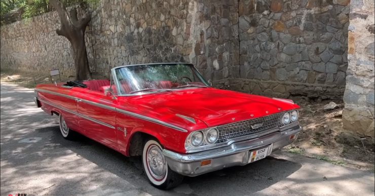 India’s one and only Ford Galaxie vintage car in a walkaround video