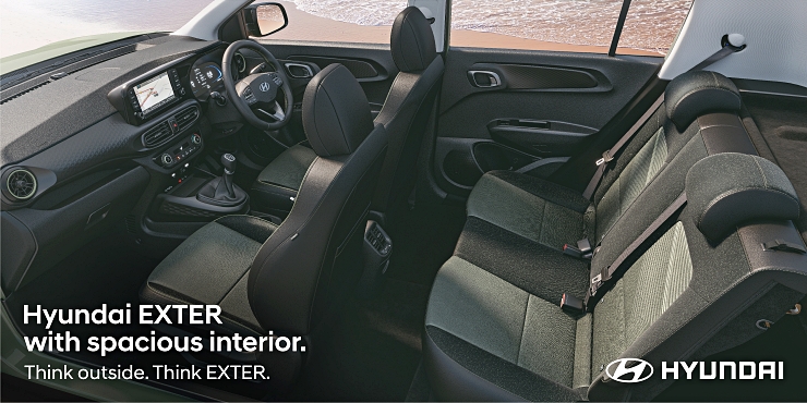 Hyundai EXTER gets a five-seater cabin Hyundai EXTER gets a five-seater cabin